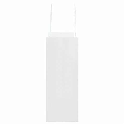 Papirnate vrećice 50 kom s ručkama bijele 18x8x22 cm - Bijela 18 x 8 x 22 cm 50 Cijena