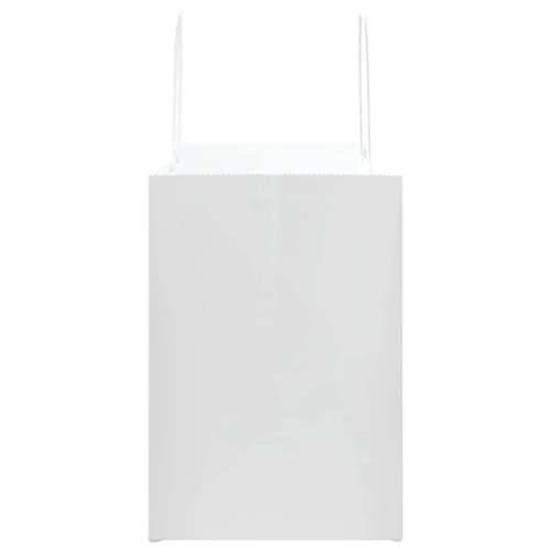 Papirnate vrećice 250 kom s ručkama bijele 32x17x25 cm - Bijela 32 x 17 x 25 cm 250 Cijena