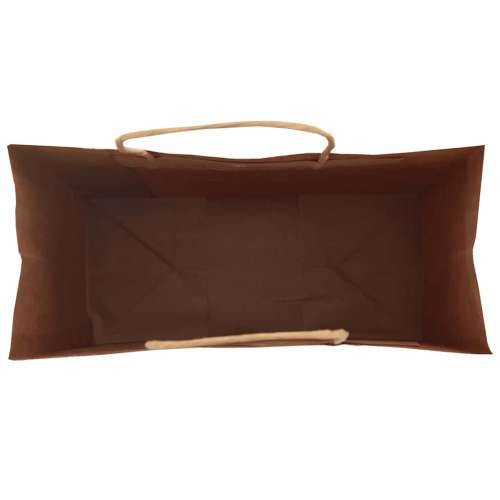 Papirnate vrećice 50 kom s ručkama crne 18x8x22 cm - Crna 18 x 8 x 22 cm 50 Cijena