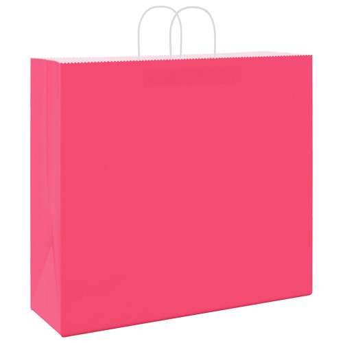 Papirnate vrećice 50 kom s ručkama ružičaste 54x15x49 cm - Ružičasta 54 x 15 x 49 cm 50 Cijena