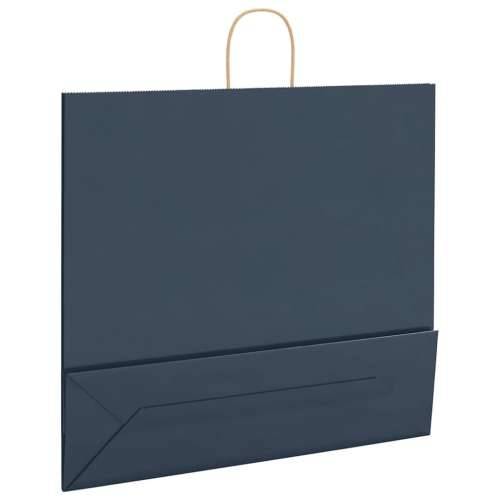 Papirnate vrećice 50 kom s ručkama plave 54x15x49 cm - Plava 54 x 15 x 49 cm 50 Cijena