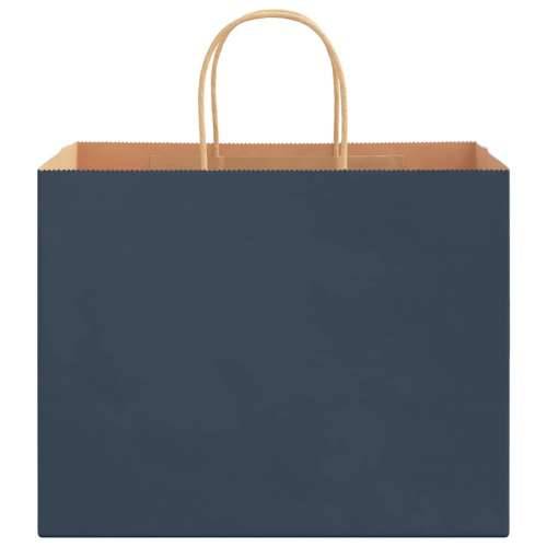 Papirnate vrećice 250 kom s ručkama plave 32x22x24 cm - Plava 32 x 22 x 24 cm 250 Cijena