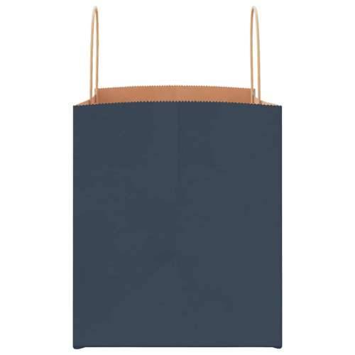 Papirnate vrećice 250 kom s ručkama plave 32x22x24 cm - Plava 32 x 22 x 24 cm 250 Cijena