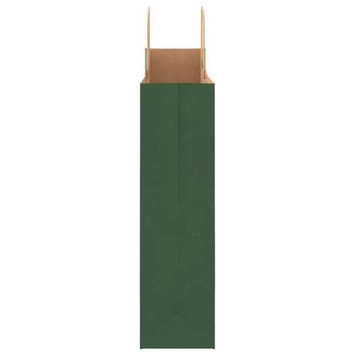 Papirnate vrećice 50 kom s ručkama zelene 32x12x42 cm - Zelena 32 x 12 x 42 cm 50 Cijena