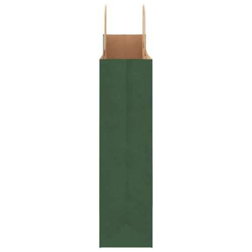 Papirnate vrećice 250 kom s ručkama zelene 32x12x42 cm - Zelena 32 x 12 x 42 cm 250 Cijena