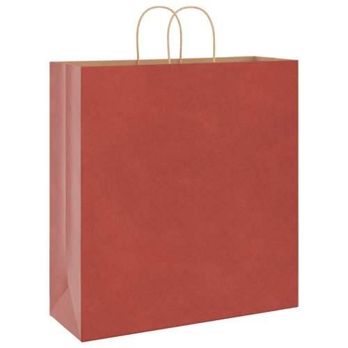 Papirnate vrećice 50 kom s ručkama crvene 45x17x48 cm - Crvena 45 x 17 x 48 cm 50 Cijena