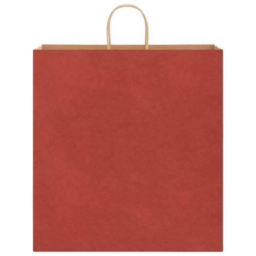 Papirnate vrećice 50 kom s ručkama crvene 45x17x48 cm - Crvena 45 x 17 x 48 cm 50 Cijena