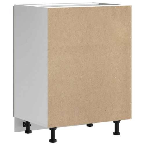 Donji ormarić za sudoper Kalmar boja hrasta 60x46x81,5cm drveni - Smeđi hrast 60 x 46 x 81.5 cm 1 1x bottom cabinet (2 doors) Cijena