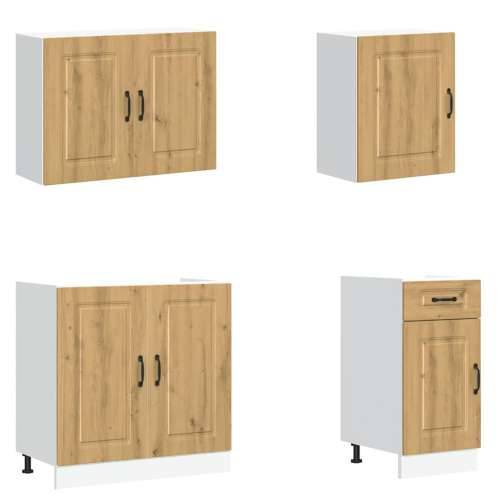 7-dijelni set kuhinjskih ormarića Kalmar konstruiranog drva - hrast artisan 1 Cijena