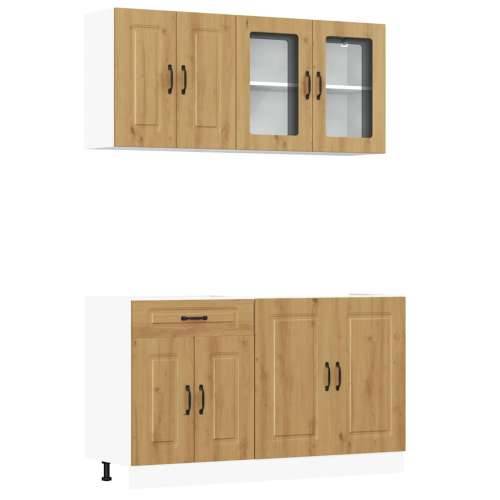 4-dijelni set kuhinjskih ormarića Kalmar konstruiranog drva - hrast artisan 1 Cijena