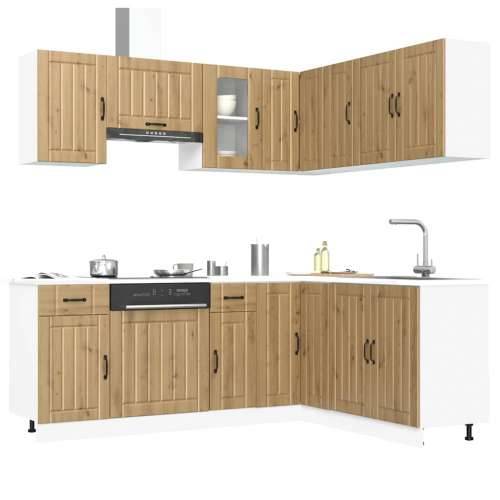 11-dijelni set kuhinjskih ormarića Kalmar konstruiranog drva - hrast artisan 1 Cijena