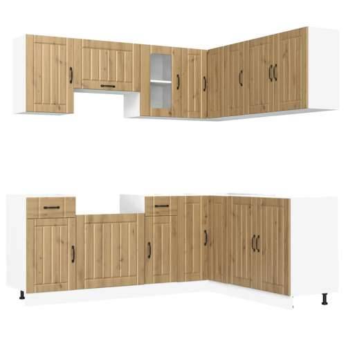 11-dijelni set kuhinjskih ormarića Kalmar konstruiranog drva - hrast artisan 1 Cijena