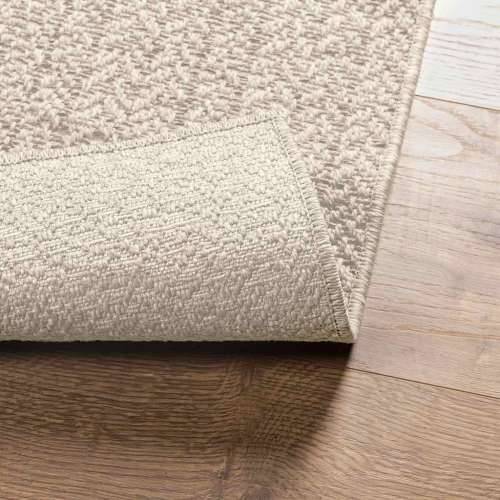 Tepih ZIZUR 80 x 250 cm s izgledom jute unutarnji i vanjski - Krema 80 x 250 cm Pravokutno Cijena