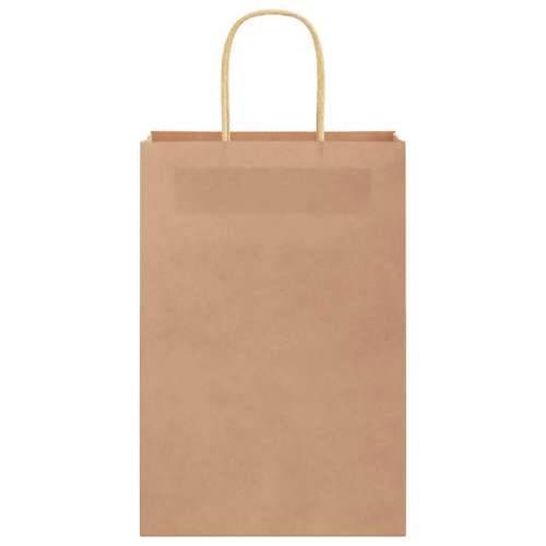 Papirnate vrećice 50 kom s ručkama smeđe 21x11x31 cm - Smeđa 21 x 11 x 31 cm 50 Cijena