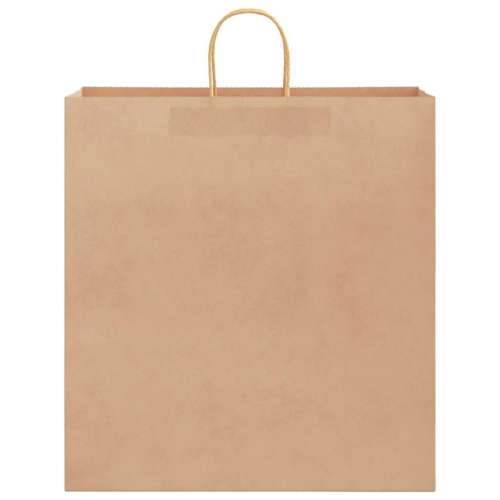 Papirnate vrećice 50 kom s ručkama smeđe 45x17x48 cm - Smeđa 45 x 17 x 48 cm 50 Cijena