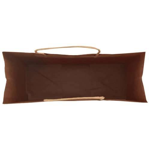 Papirnate vrećice 250 kom s ručkama smeđe 45x17x48 cm - Smeđa 45 x 17 x 48 cm 250 Cijena