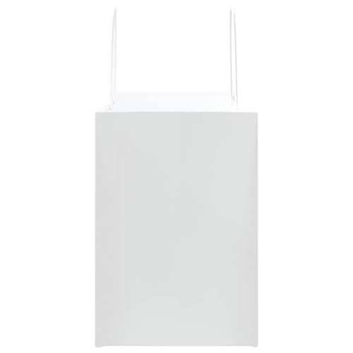 Papirnate vrećice 50 kom s ručkama bijele 32x17x25 cm - Bijela 32 x 17 x 25 cm 50 Cijena