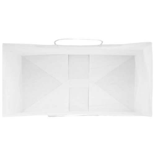 Papirnate vrećice 50 kom s ručkama bijele 32x17x25 cm - Bijela 32 x 17 x 25 cm 50 Cijena
