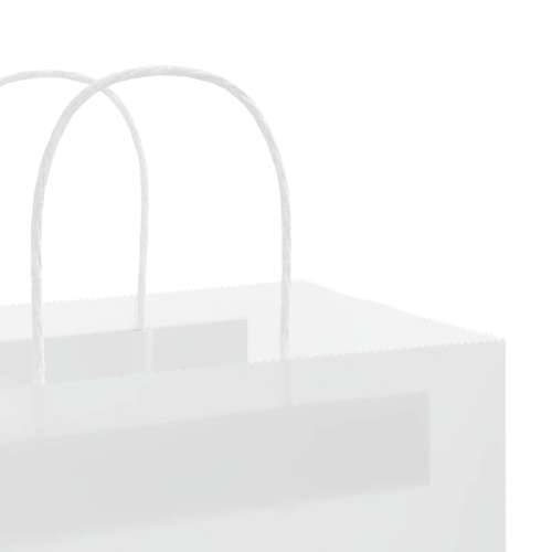 Papirnate vrećice 50 kom s ručkama bijele 32x17x25 cm - Bijela 32 x 17 x 25 cm 50 Cijena