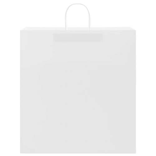 Papirnate vrećice 50 kom s ručkama bijele 45x17x48 cm - Bijela 45 x 17 x 48 cm 50 Cijena