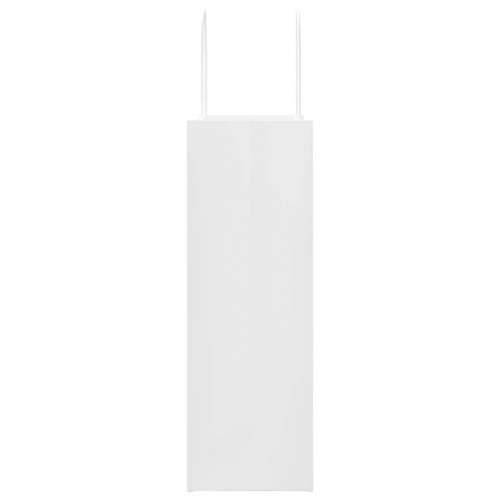 Papirnate vrećice 250 kom s ručkama bijele 26x12x35 cm - Bijela 26 x 12 x 35 cm 250 Cijena
