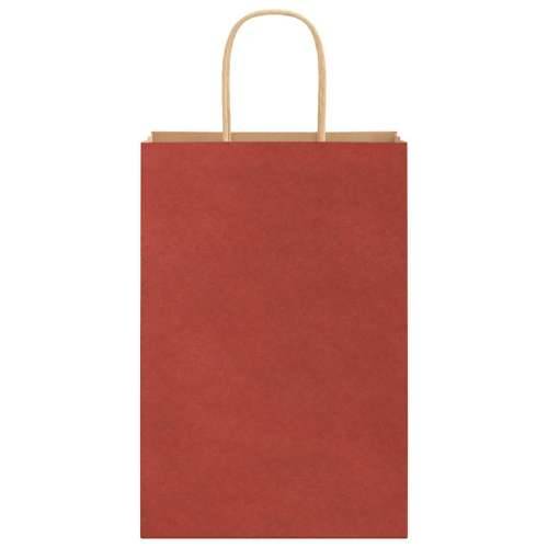 Papirnate vrećice 50 kom s ručkama crvene 21x11x31 cm - Crvena 22 x 11 x 31 cm 50 Cijena