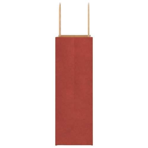 Papirnate vrećice 50 kom s ručkama crvene 21x11x31 cm - Crvena 22 x 11 x 31 cm 50 Cijena
