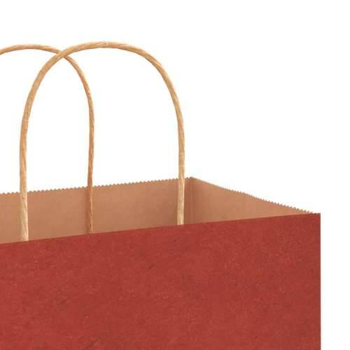 Papirnate vrećice 50 kom s ručkama crvene 21x11x31 cm - Crvena 22 x 11 x 31 cm 50 Cijena