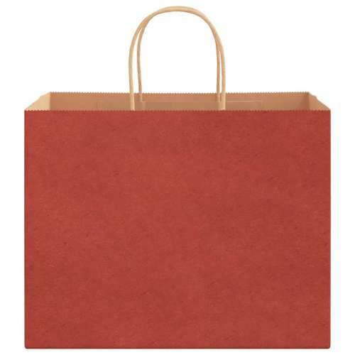 Papirnate vrećice 50 kom s ručkama crvene 32x22x24 cm - Crvena 32 x 22 x 24 cm 50 Cijena