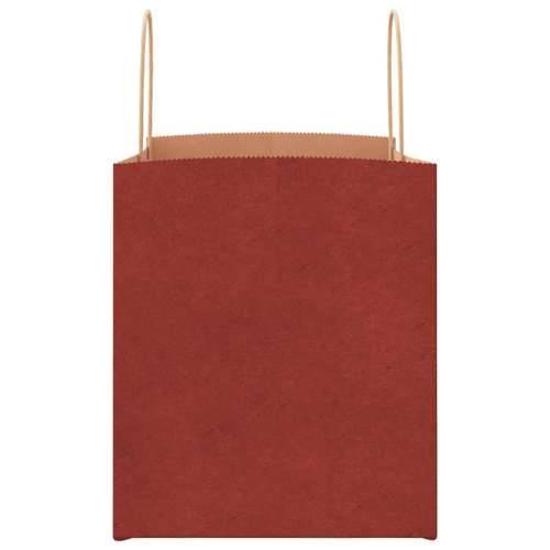 Papirnate vrećice 50 kom s ručkama crvene 32x22x24 cm - Crvena 32 x 22 x 24 cm 50 Cijena