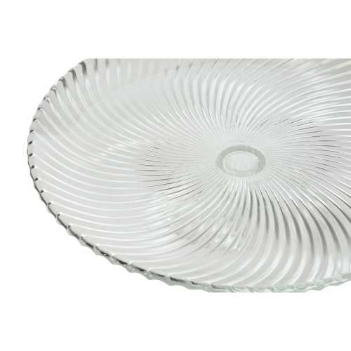 Plakans šķīvis Home ESPRIT Providan Kristal 31 x 31 x 9,5 cm Cijena