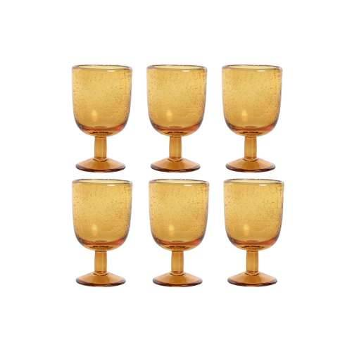 Set Čaša Home ESPRIT Jantar Kristal 300 ml 8 x 8 x 14 cm (6 kom.) Cijena