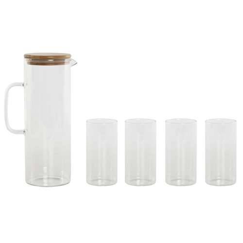 Set Čaša Home ESPRIT Providan Bambus Borosilikatno staklo 210 ml Cijena