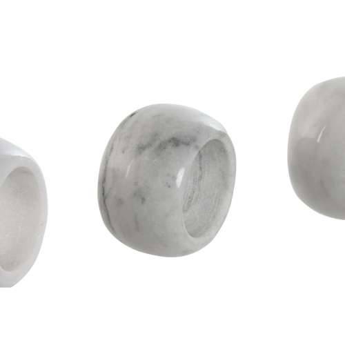 Stalak za salvete Home ESPRIT Bijela Mramor 4,8 x 4,8 x 3,3 cm 4 Dijelovi Cijena