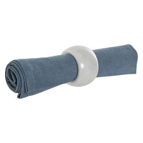 Stalak za salvete Home ESPRIT Bijela Mramor 4,8 x 4,8 x 3,3 cm 4 Dijelovi Cijena