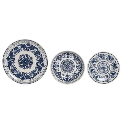 Posuđe za jelo Home ESPRIT Plava Bijela Porculan Arap 27 x 27 x 2 cm 18 Dijelovi Cijena