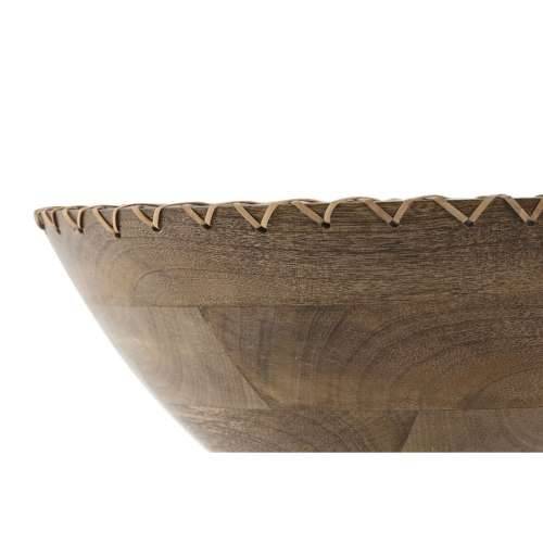 Zdjela za Salatu Home ESPRIT Prirodno Ratan Drvo Manga 30 x 30 x 12 cm Cijena