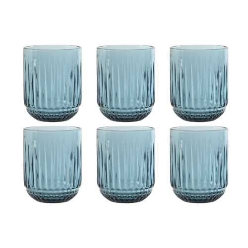 Set Čaša Home ESPRIT Plava Kristal (6 kom.) Cijena