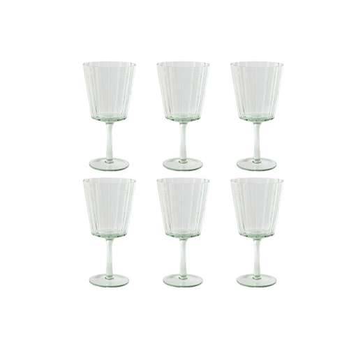 Set Čaša Home ESPRIT Zelena Kristal 9 x 9 x 17,8 cm (6 kom.) Cijena