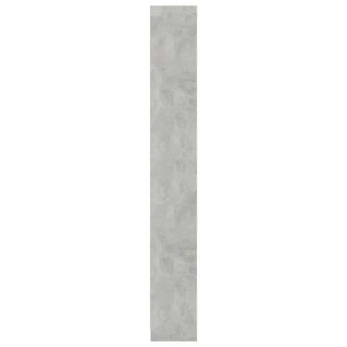 Ormarić za knjige s 5 razina boja betona 40x24x175 cm drveni - Beton siva 40 x 24 x 175 cm 1 Cijena