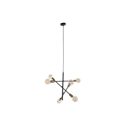 Stropna svjetiljka DKD Home Decor 60 x 52 x 50 cm Crna zlatan Metal 50 W Cijena