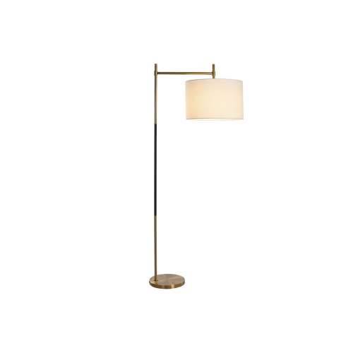 Podna svjetiljka DKD Home Decor 76 x 43 x 169 cm Crna zlatan Metal 220 V 50 W Cijena