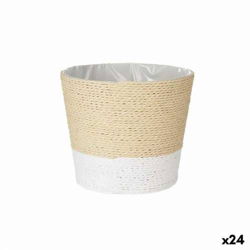 Tegla za biljke Ibergarden 86434 Bijela Uže Plastika 19,5 x 17,5 x 19,5 cm 19,5 x 16,5 x 19,5 cm (24 kom.) Cijena