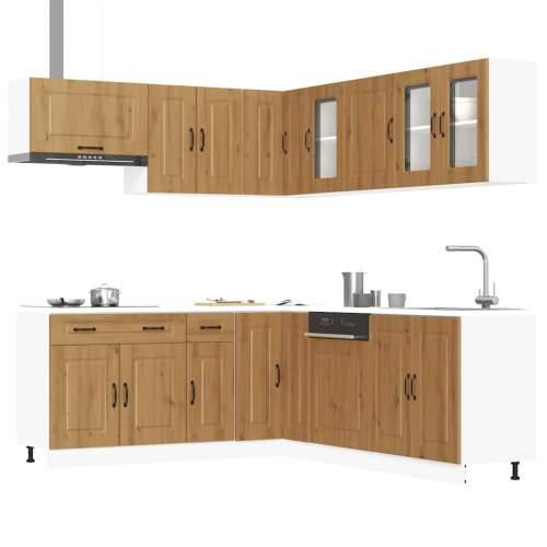 11-dijelni set kuhinjskih ormarića Kalmar konstruiranog drva - artisian oak 1 Cijena