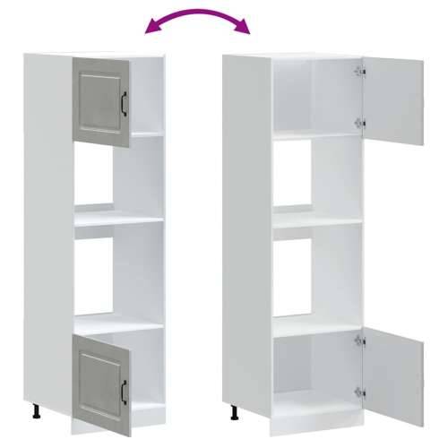 Ormari za pećnicu 2 kom Lucca konstruiranog drva - Beton siva 1 2 x ormarić za pećnicu 60 cm Cijena