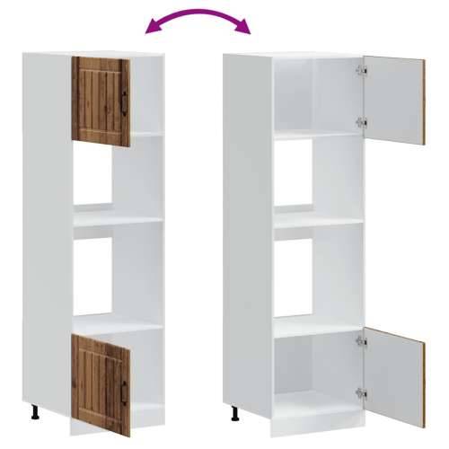 Ormari za pećnicu 2 kom Kalmar staro drvo od konstruiranog drva - Staro drvo 1 2 x ormarić za pećnicu 60 cm Cijena