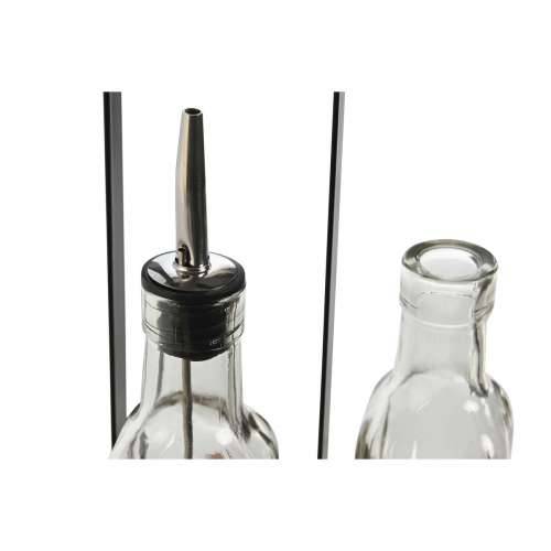Set za Začine Home ESPRIT Crna Prirodno Kristal Drvo akacije 180 ml 15 x 7 x 28 cm Cijena