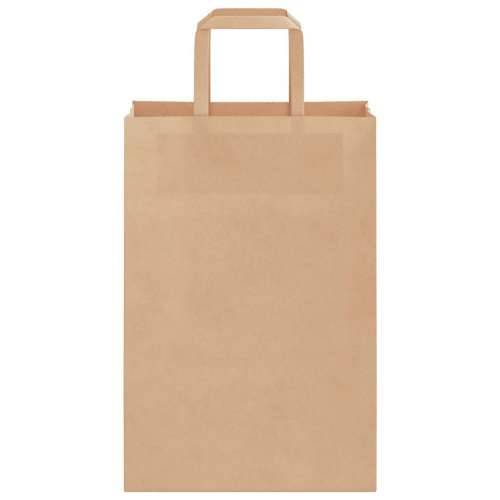 Papirnate vrećice 50 kom s ručkama smeđe 21x11x31 cm - Smeđa 21 x 11 x 31 cm 50 Cijena