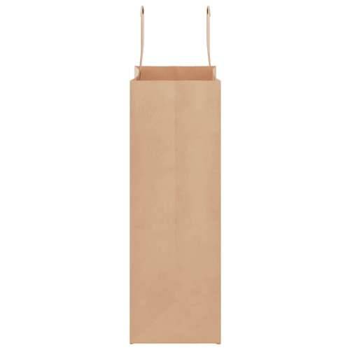 Papirnate vrećice 50 kom s ručkama smeđe 21x11x31 cm - Smeđa 21 x 11 x 31 cm 50 Cijena