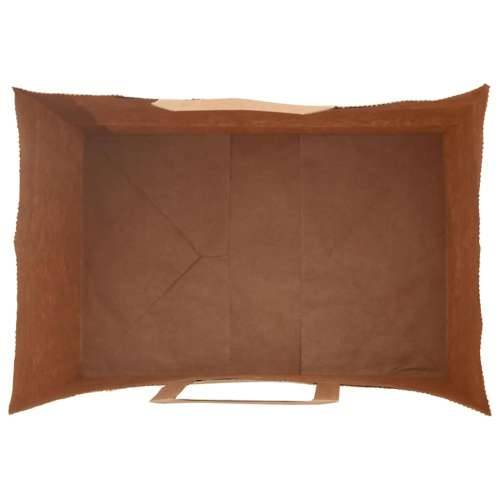 Papirnate vrećice 250 kom s ručkama smeđe 32x22x28 cm - Smeđa 32 x 22 x 28 cm 250 Cijena
